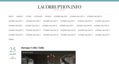 Desktop Screenshot of lacorruption.info